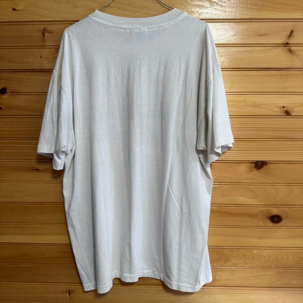 Hanes Vintage 1995 Le Leche League Inter Walk for Breastfeeding White Tee XL